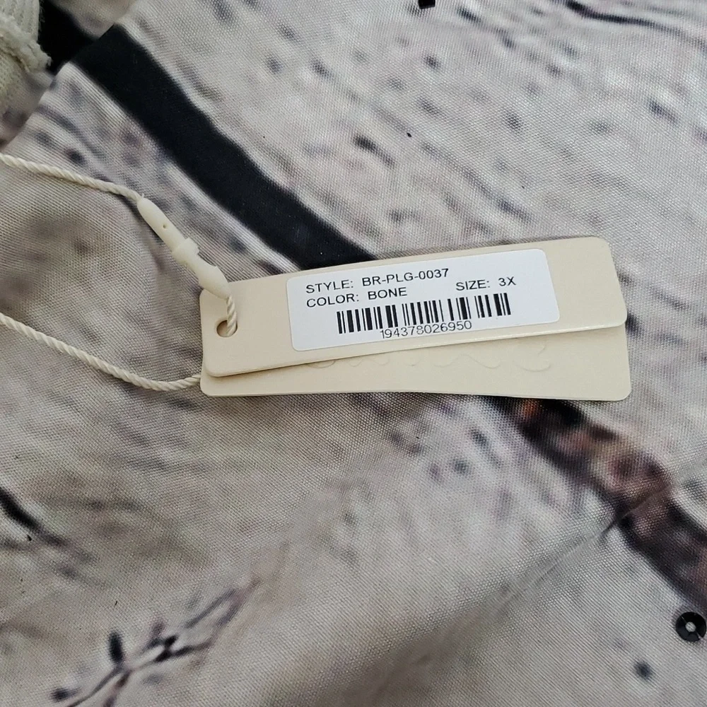 Skims Cotton Plunge Bralette NWT 3X Bone - Picture 5 of 6